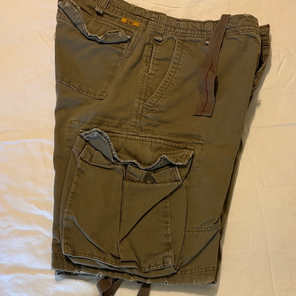 Men's Khaki Cargo Shorts
